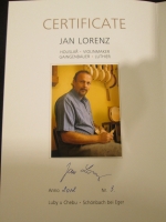 証明書Jan Lorenz（ヤン・ロレンツ）