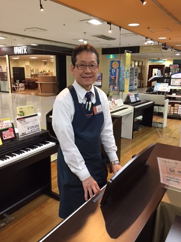 イオンモール川口店電子ピアノ担当山沢