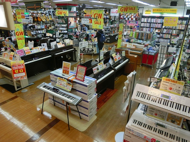 新潟県長岡市キーボード＆電子ピアノフェア