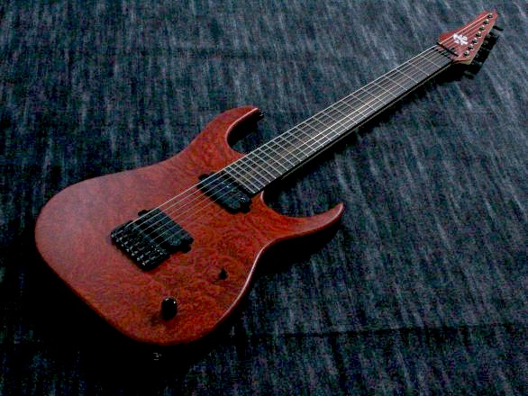 Cobra Spl7 HT/T Maple Burl Top（Red Stain） | Strictly 7 Guitars NEWS
