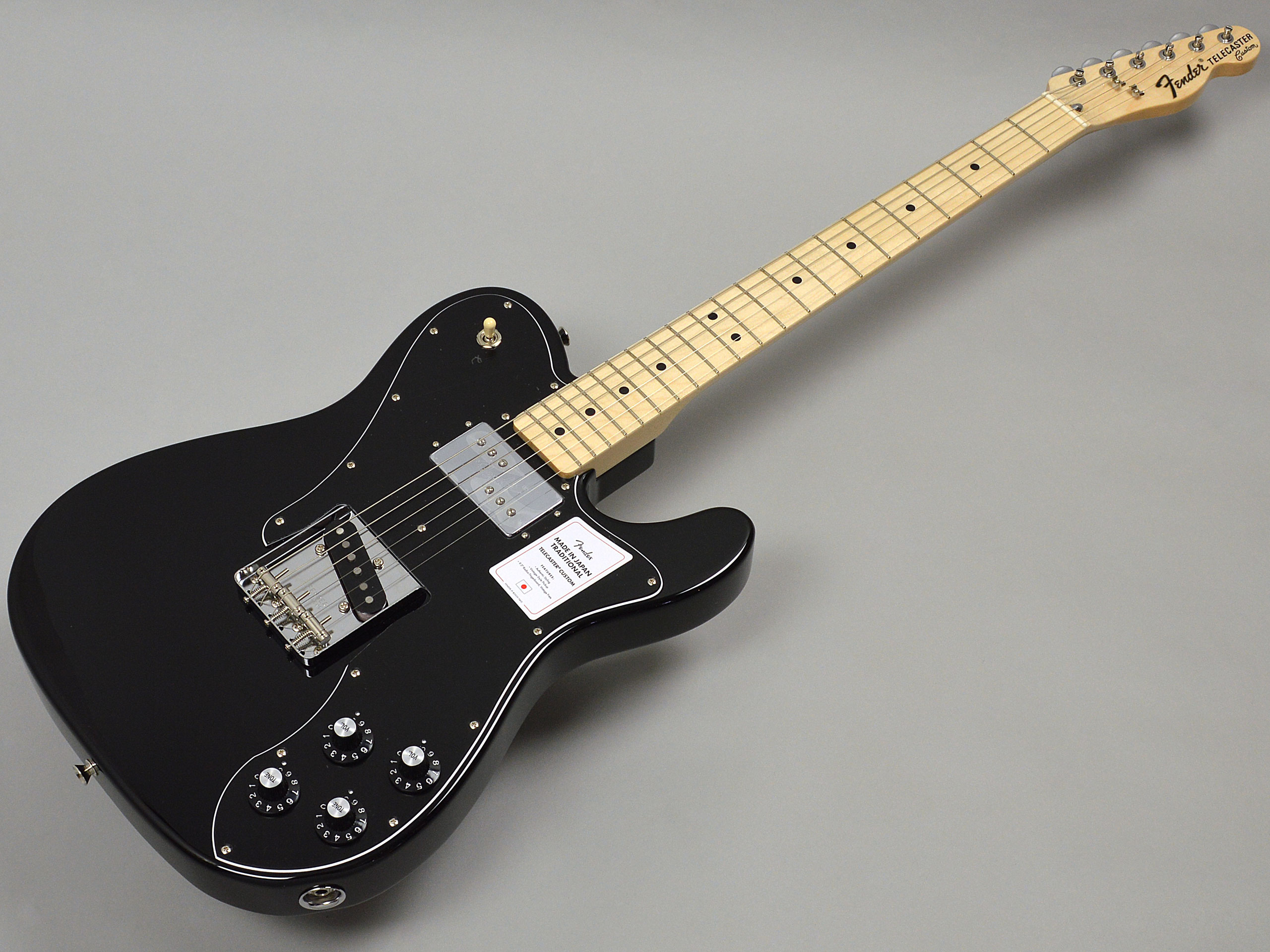 Fender MADE IN JAPAN TRADITIONAL 70S TELECASTER CUSTOM MN BLKトップ画像