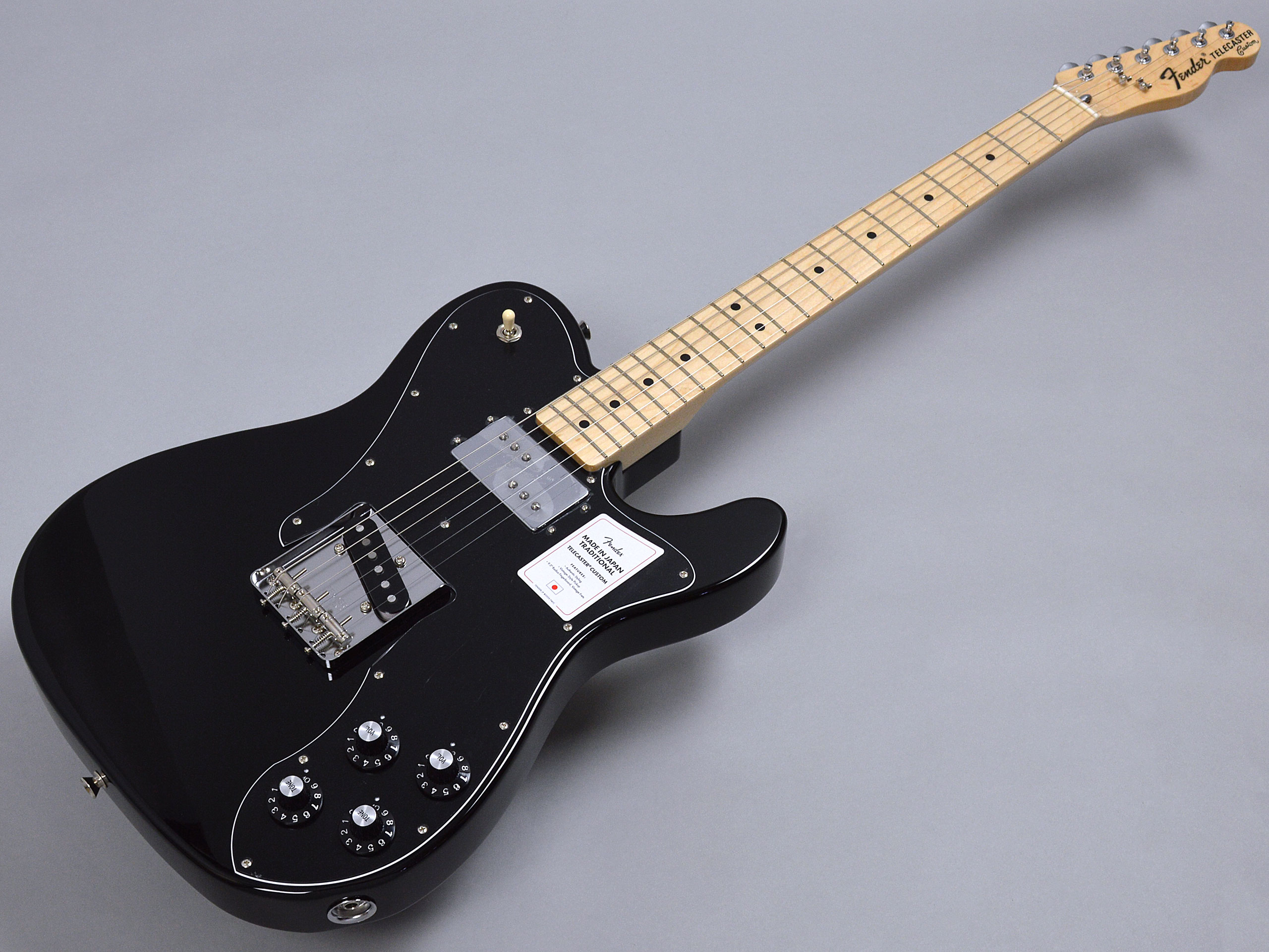 Fender MADE IN JAPAN TRADITIONAL 70S TELECASTER CUSTOM MN BLKトップ画像