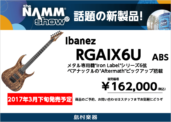 Ibanez RGAIX6U ASB