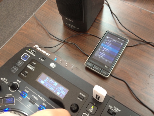 XDJ-AERO WiFi接続