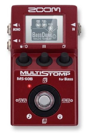 エフェクター】ベース用マルチストンプ ZOOM MultiStomp MS-60B発売 ...