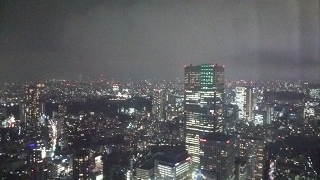 夜の美術館からの風景