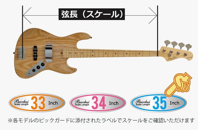 あなたにピッタリなベースはどれ?Bacchusのベースでインチの違いを体感