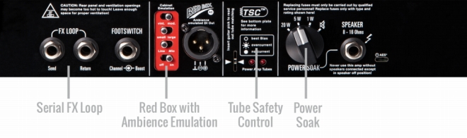 TUBEMEISTER DELUXE 20リアパネル