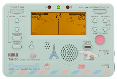 シナモロールチューナー＆メトロノームTM50-STN　　