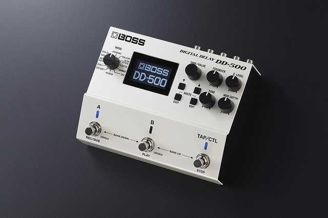 エフェクター】BOSSが提案する次世代のディレイペダル DD-500