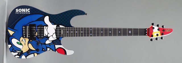 エレキギター 期間限定発売 Esp Sega Sonic The Hedgehog Guitar 17年6月30日 アリオ橋本店 店舗情報 島村楽器