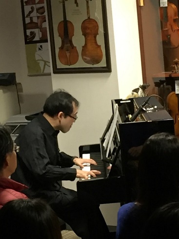 奥山勝　シマムラストリングス秋葉原　SHIMAMURA STRINGS akihabara