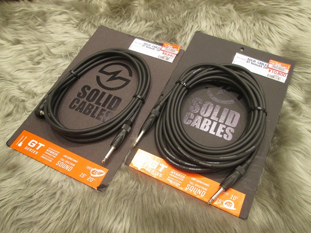 島村楽器イオンモール天童店　シールド　SOLID CABLES　GT SeriesSS 20f 10f