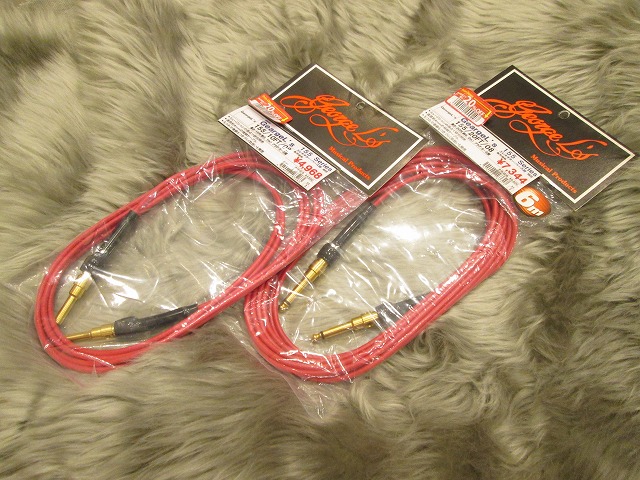 島村楽器イオンモール天童店　シールド　GeorgeL's　155/20FT/08　10FT/08　RED