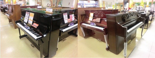 店内ピアノコーナー画像