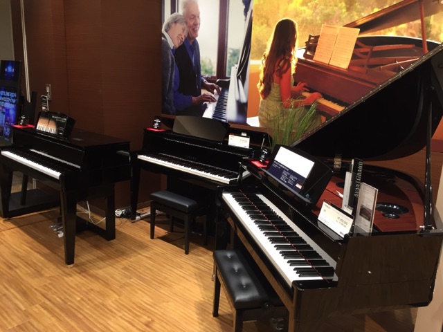 電子ピアノ】YAMAHA ハイブリッドピアノ NU1/AVANT GRANDシリーズ展示 