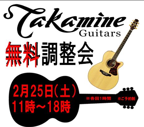 Takamine点検会