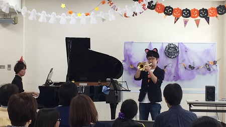 ピアノ内野先生、トランペット中山先生のジャズも聴く事が出来ました！