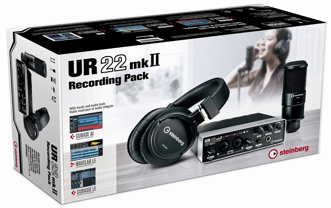 DTM生活スタート！CUBASE入門セット！UR22MKII Recording Pack｜島村 
