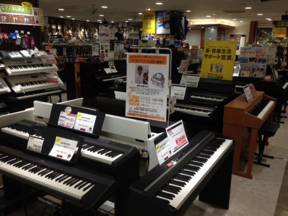 赤羽アピレ店電子ピアノ売場