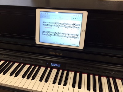 ローランド ピアノとipad タブレットがつながる無料アプリ Piano