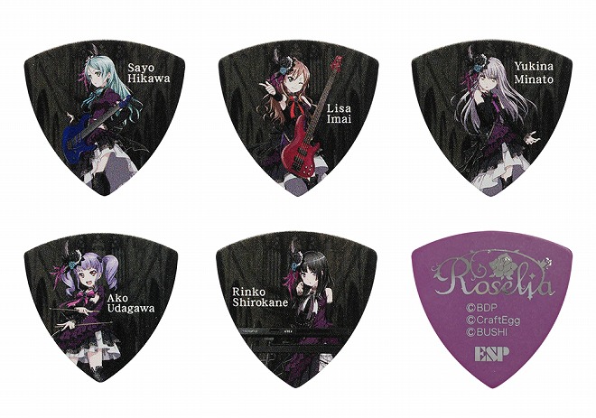 バンドリ！】”Roselia”(ロゼリア)のギター＆ベース・ピックが発売