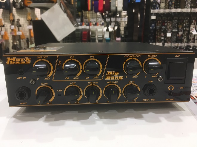 Markbassの大人気小型ヘッドアンプ「Big Bang」から島村限定