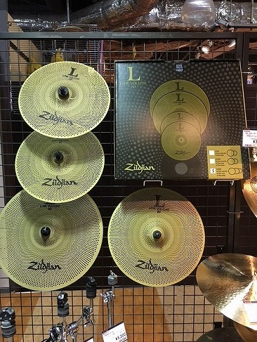 シンバル】Zildjian L80 ローボリューム 14HH/16C/18CR 入荷してます