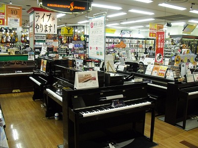 ピアノ＆電子ピアノ売り場