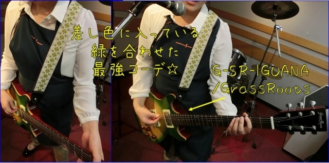 ERNiEBALL アーニーボール 4096 BARCELONA バルセロナ ストラップコーディネート