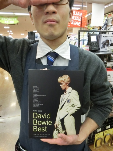 島村楽器イオン長岡店 スタッフ david bowie best デヴィッドボウイ ベスト バンドスコア