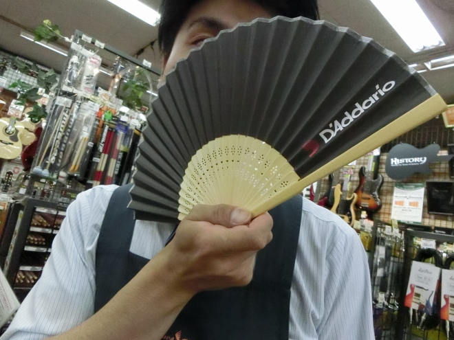 D'Addario ダダリオ 2017 夏 summer キャンペーン 扇子 平山 島村楽器イオン長岡店