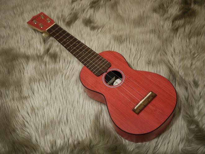 Martin OX Uke Bamboo Red