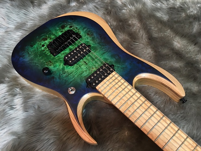 稀少なIbanez RGDIX7 エレキギター 青緑グラデーション - ギター