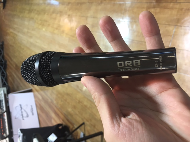 ORBのマイクロフォン及びマイク用・楽器用ケーブル当店にてお試し
