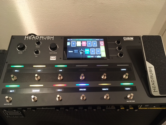 アメリカ発、新機軸のギター/ベース用プロセッサーHEADRUSH アメリカ発、新機軸のギター/ベース用プロセッサーHEADRUSH