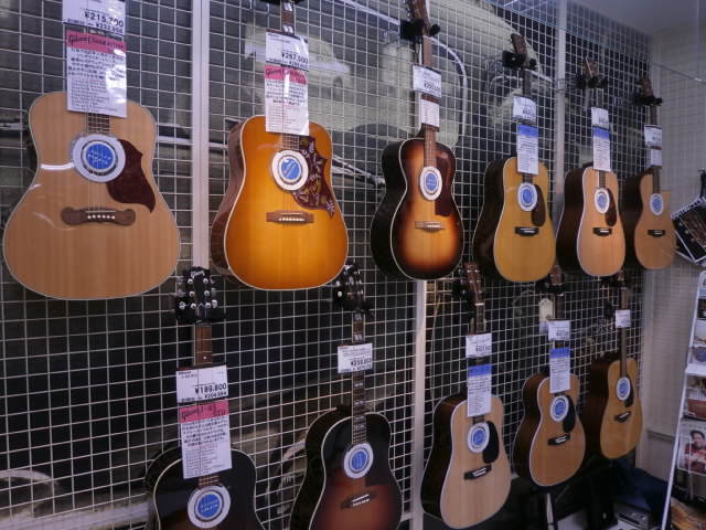 島村楽器奈良店 アコギ売り場