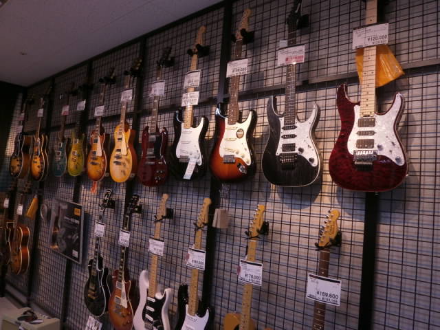 島村楽器奈良店 エレキギター売り場