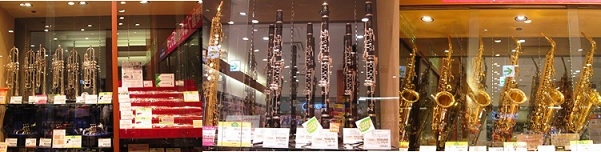 管楽器売り場