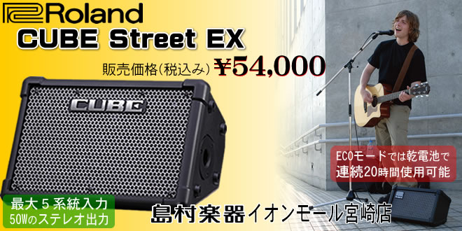 【美品】ローランド  キューブストリート CUBE Street EX アンプ