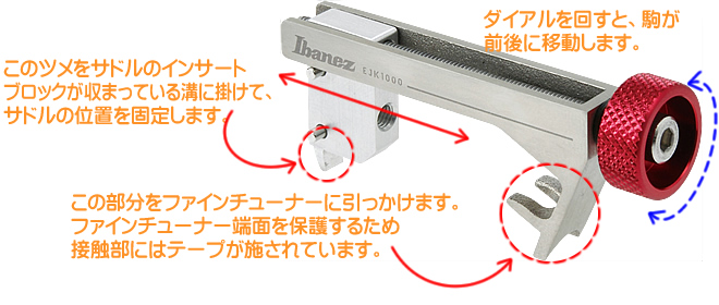 EJK1000の各部の説明。デザインもすっきりしています。