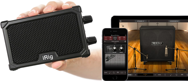 「iRig Nano Amp」は、iOS上のAmpliTube と組み合わせることでその能力を最大限に発揮します。