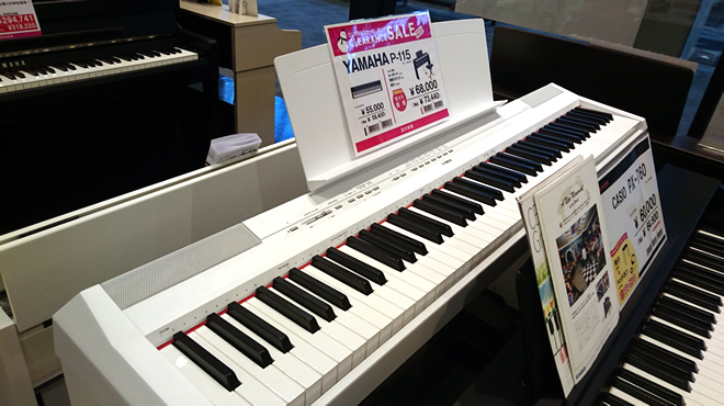 Clearance2017 島村楽器 イオンモール宮崎店 YAMAHA P-115 が税込み￥59,400です。