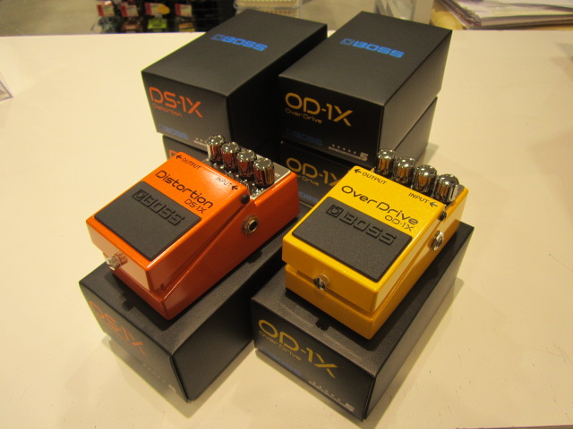 BOSS　新製品　OD1X　OD-1X　DS1X　DS-1X