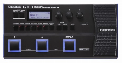 BOSS最新マルチ・エフェクター“GT-1”、9/17発売！！ ご予約受付中