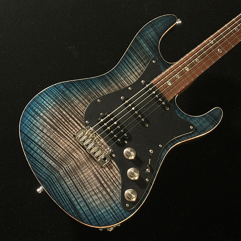 FREEDOM CUSTOM GUITAR RESEARCH OS Hydra LS 22F Premium Grade flame Maple Top