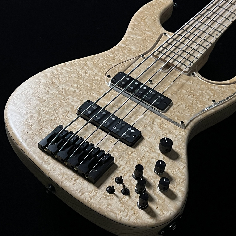 Wood Custom Guitars Vibe-5 19pitch Model/Bird’seye Maple Top