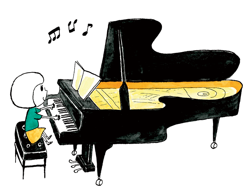ピアノ イラスト画像