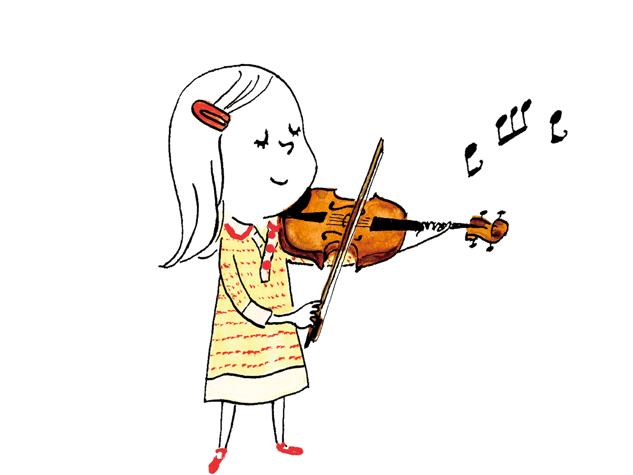 ヴァイオリン イラスト画像