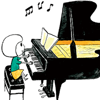 ピアノ イメージイラスト